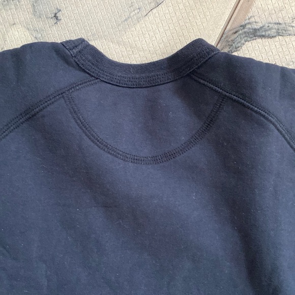 Burberry Embroidered LOGO Sweatshirt! BLACK, plush lining, Unisex Size 5 🖤 - Picture 3 of 14